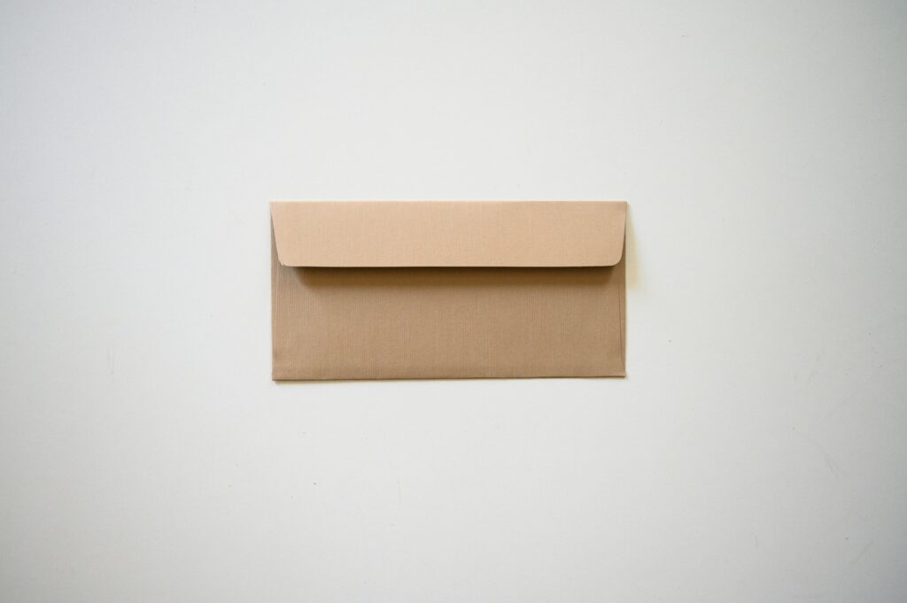 A brown envelope.